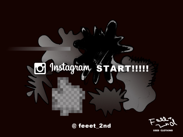 Instagram START!!!!! @feeet_2nd