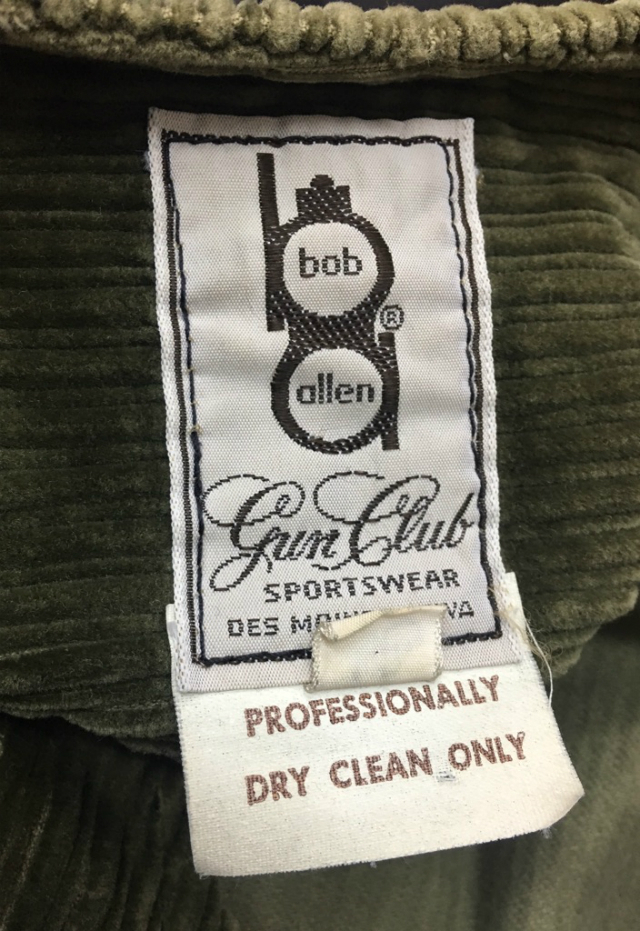 40'sビンテージ古着！アメリカ製 Gun Club Bob Allen ニット 40'sビンテージ古着！アメリカ製 Gun Club Bob Allen ニット
