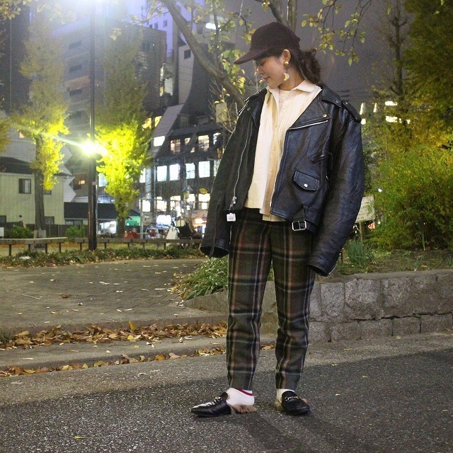 まっすーのアメカジ女子トーーク。no,129☆70～80s leather ライダース