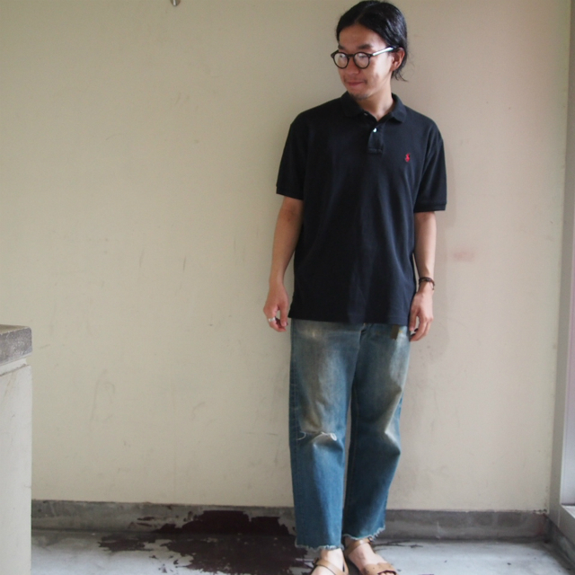 PICK UP STUFF！！BLACK☆HEALTHKNIT☆フレラコ☆Ralph Lauren