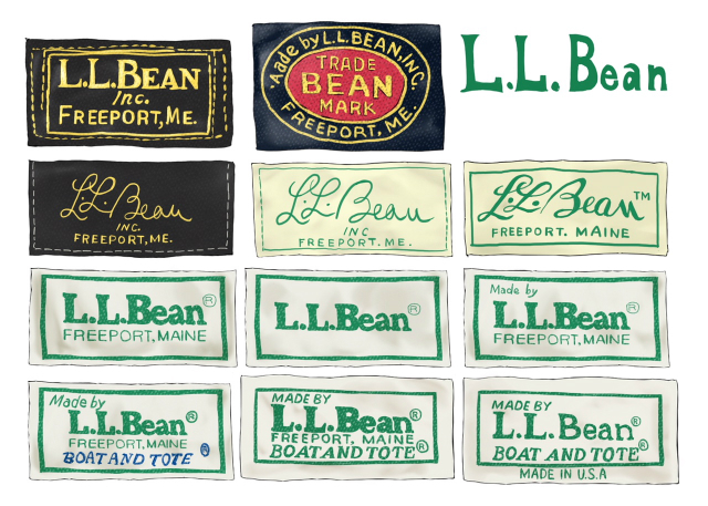 超希少　vintage L.L.BEAN llbean 筆記体タグ