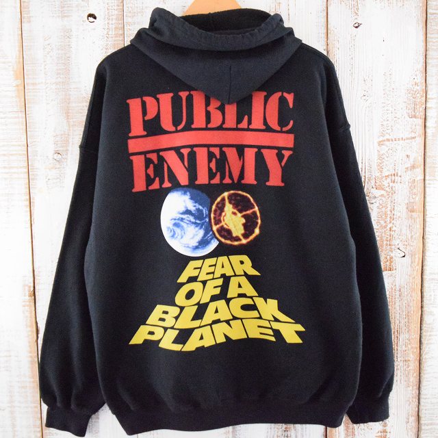 very goods public enemy fear of a black planet プリントスウェットジップパーカパブリックエネミー ビンテージ古着屋feeet 通販 名古屋 大須