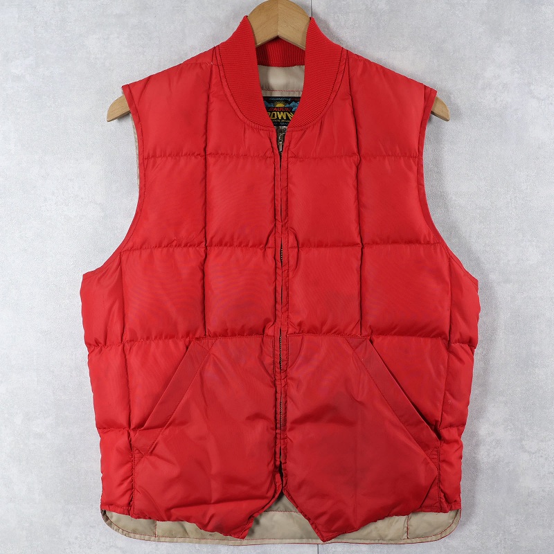 60s 60年代 エディバウアー 日の出タグ アウトドア ダウンベスト