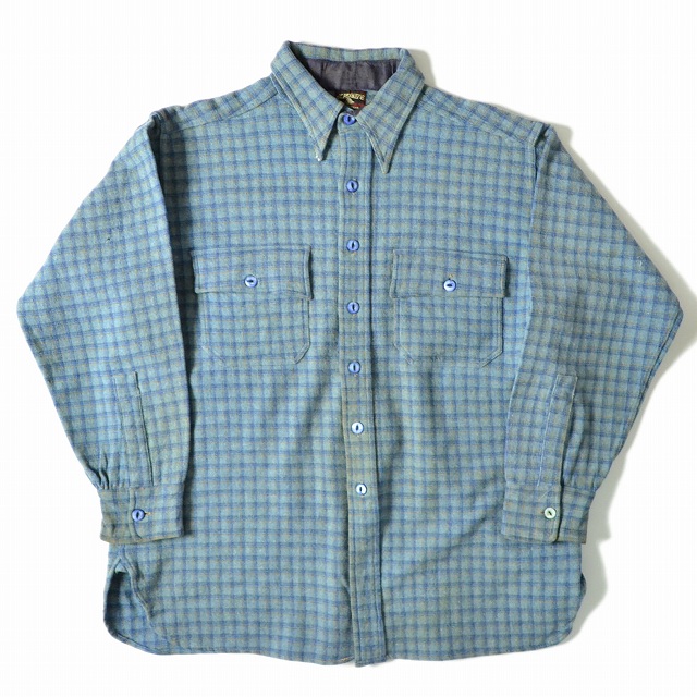 40's〜50's Jim Penny sportswear ウールシャツUSヴィンテージ - シャツ