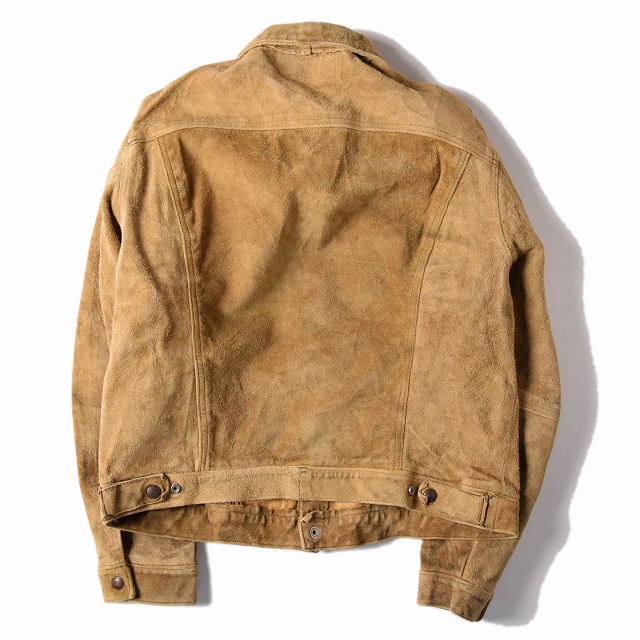 Size-60's Levi's BIG-E 3rd Type Suede Jacket