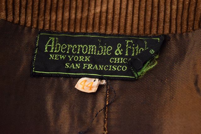 50's Abercrombie&Fitch コーデュロイノーカラーノーフォーク 