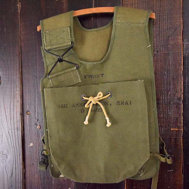 深緑(ふかみどり) 40's ammunition bag vest - 通販 - www