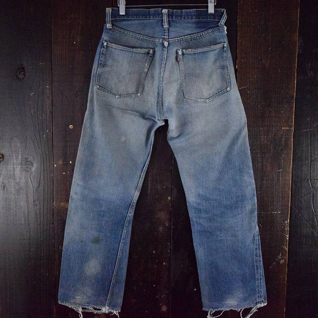 1950's LEVI'S 501XX 革パッチ デニムパンツ