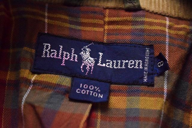 80's〜 Ralph Lauren ビンテージフィッシングデザインジャケット 90 