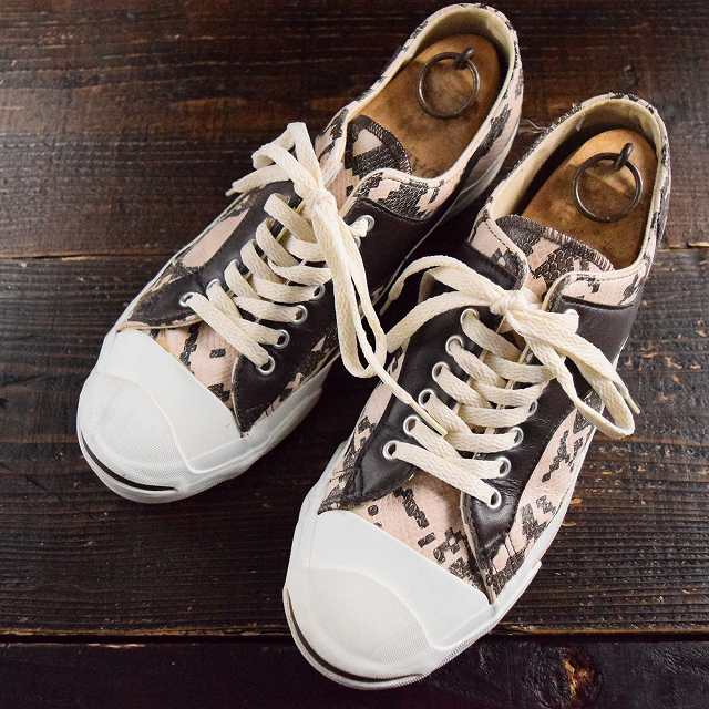 90's CONVERSE USA製 JACK PURCELL パイソン柄レザー 9 1/2