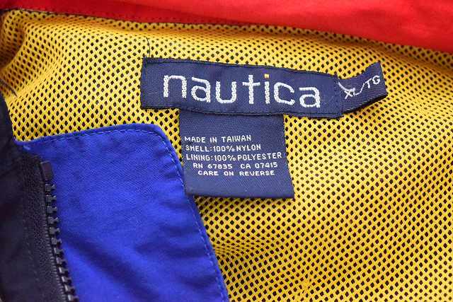 SALE】 90's NAUTICA ナイロンジャケット XL 90年代 ノーチカ 