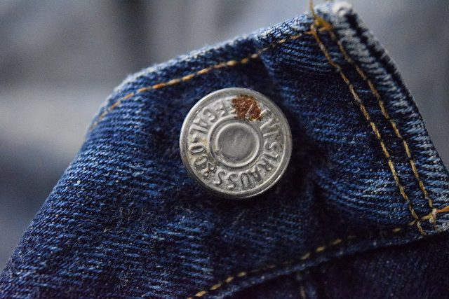 60's〜70's LEVI'S 501 USA製 BIGE デニムパンツ W35 60年代 70