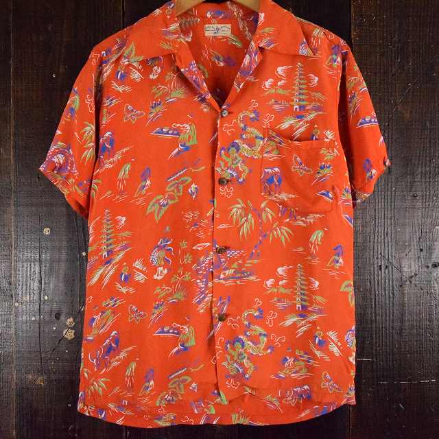 40s hawaiian aloha ビンテージ アロハシャツ