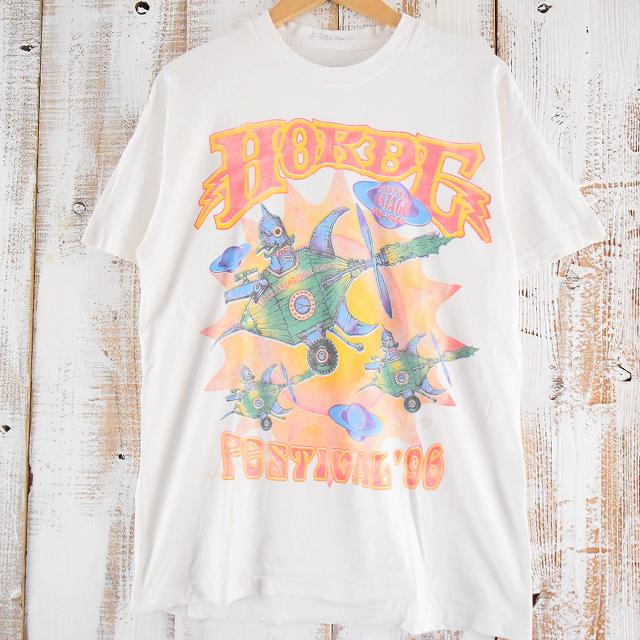 Sale 90 S Hokdefestival 96 ロックフェスtシャツ 90年代 バンド フェスティバル 音楽 ミュージシャン ビンテージ古着屋feeet 通販 名古屋 大須 メンズ