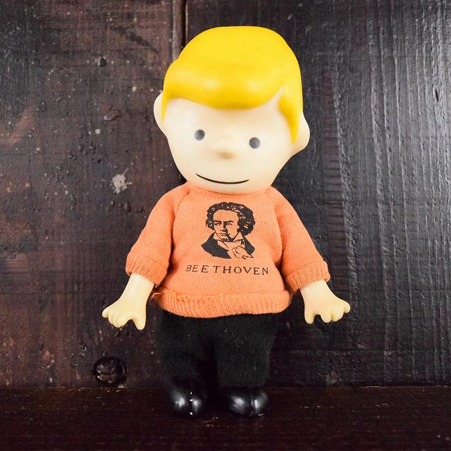 60's United Feature Syndicate PEANUTS シュローダー ソフビドール