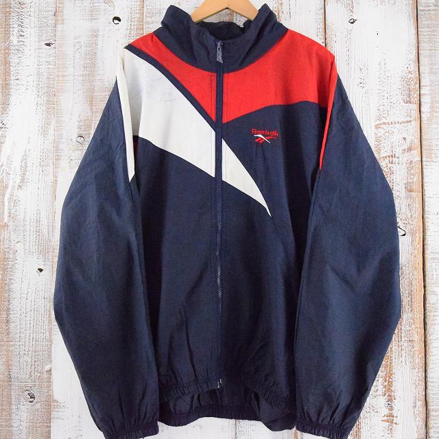 【SALE】 90's Reebok VECTOR ナイロンジャケット XL