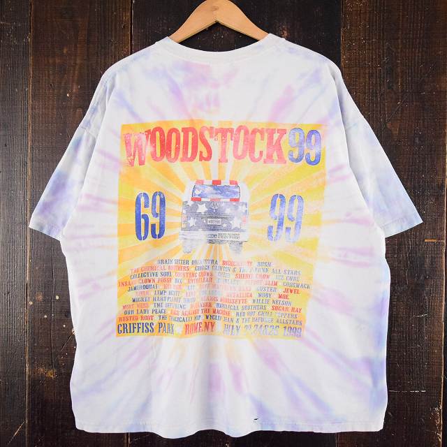99年 Woodstock Festival ロックフェスティバル タイダイ柄tシャツ90年代 ウッドストック ラブアンドピース ミュージック 音楽 ビンテージ古着屋feeet 通販 名古屋 大須 メンズ 99年 Woodstock Festival ロックフェスティバル タイダイ柄tシャツ90年代 ウッドストック ラブアンドピース ミュージック 音楽 ビンテージ古着屋feeet 通販 名古屋 大須 メンズ