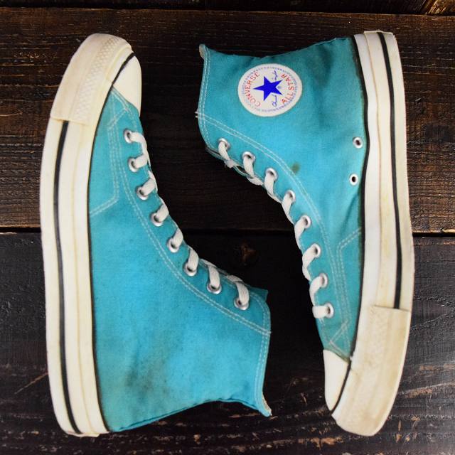 80s converse ALL STAR ターコイズ