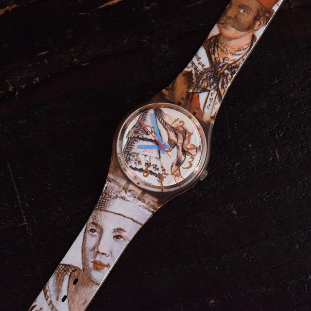 1992 Swatch 腕時計90年代 スウォッチ 総柄 ビンテージ古着屋Feeet 通販 名古屋 大須 メンズ