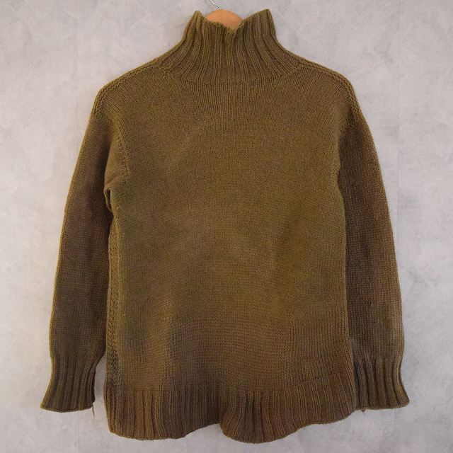 VNTAGE AMERICAN RED CROSS Turtle Neck wool Sweater アメリカン 