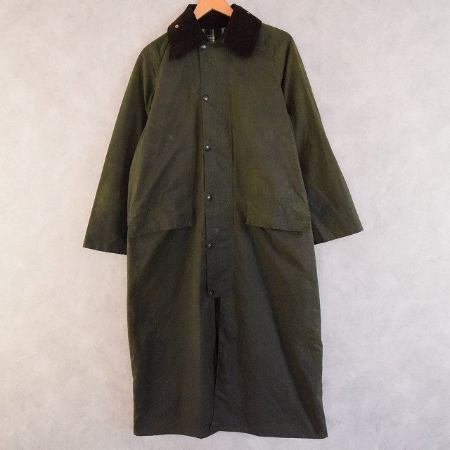 Barbour ENGLAND製 BURGHLEY 2ワラント Oiled Cotton Coat