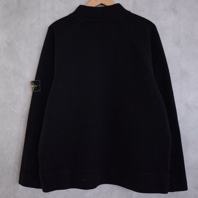 STONE ISLAND ITALY製 Wool×Nylon Sweater BLACK ストーン