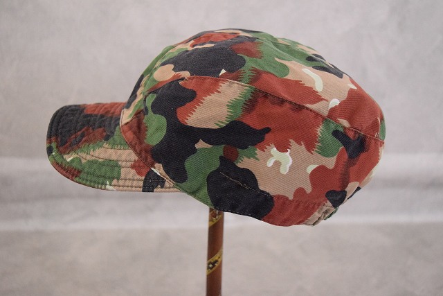 スイス軍 M-83 アルペンカモ フィールドキャップ ヨーロッパ ユーロ ミリタリー 帽子 迷彩| ビンテージ古着屋Feeet 通販 名古屋