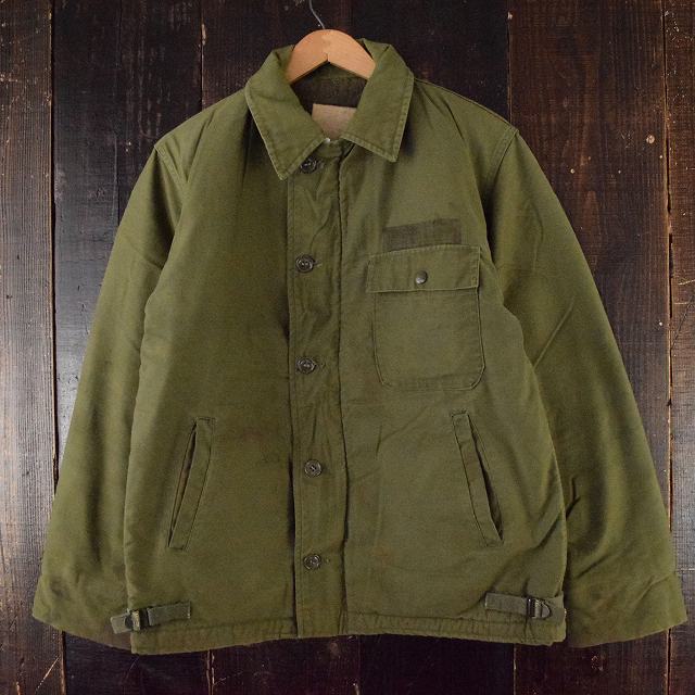 80's U.S.NAVY A-2 デッキジャケット