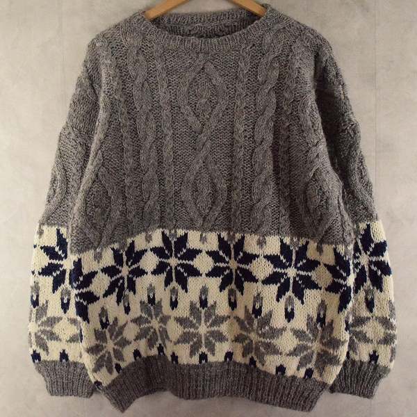● 【SALE】 ノルディック柄 ニットセーター
