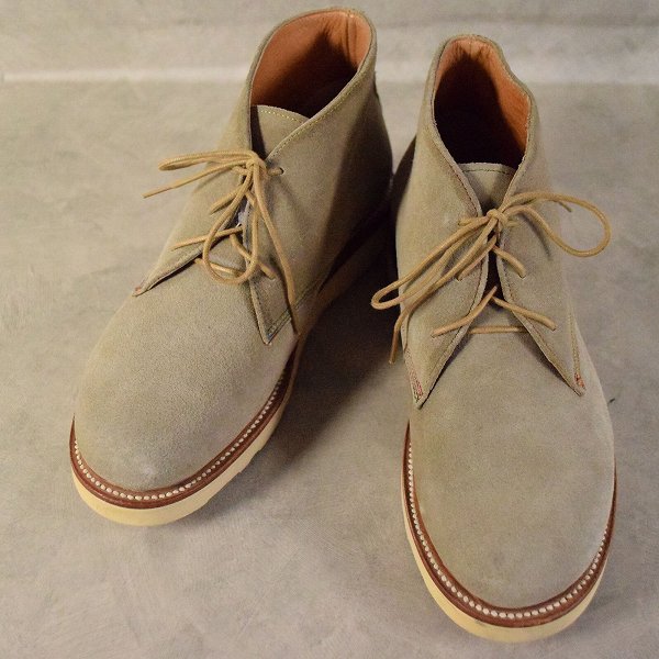 2120 Handcrafted Suede Chukka Boots size8 箱付き