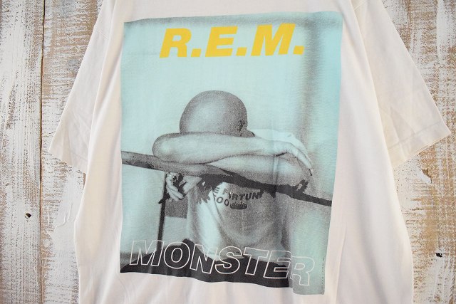 's R.E.M. MONSTER Tour バンドロンT年代 バンT アールイーエム