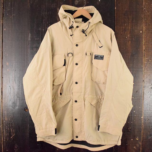 90 S Ralph Lauren Polo Sport ナイロンマウンテンパーカ90年代 ラルフローレン ポロスポーツ アウトドア ジャケット ビンテージ古着屋feeet 通販 名古屋 大須 メンズ