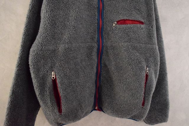 90's Patagonia 雪無しタグ USA製 Glissade Full-zipper Pile Jacket