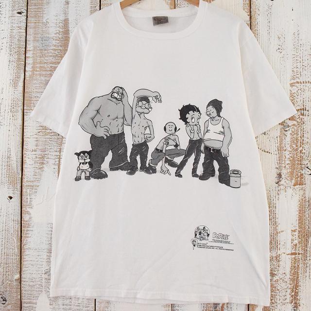 【レア】ポパイ ベティちゃん コラボTシャツ 1996年製 シングルステッチ