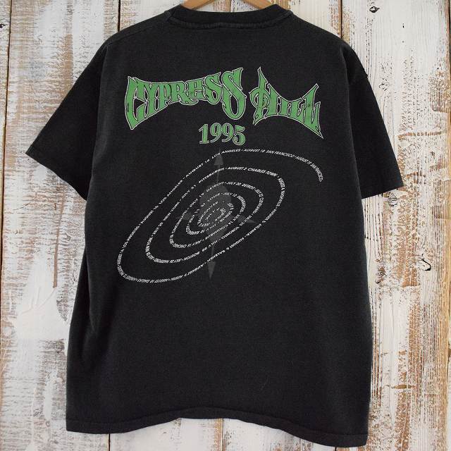 Vintage Rock Item ヴィンテージロックアイテム Tシャツ サイズ:XL 90s Cypress Hill III: Temples of Boom USA製 ブラック 黒 トップス カットソー 半袖 アーティスト ヒップホップ  【メンズ】