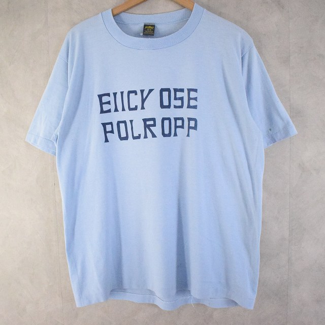 70年代 ギミック ファックオフ 隠し文字 Eiicy Ose Polropp Tシャツ ジャージーズ ヴインテージ古着屋feeet 通販 名古屋 大須 メンズ