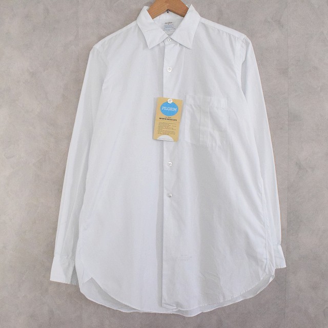 60's PILGRIM White Cotton Shirt DEADSTOCK