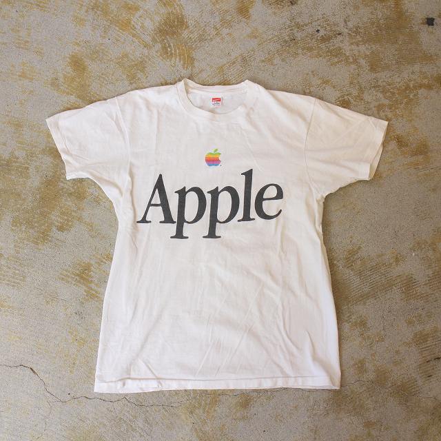 80s ビンテージ 企業 APPLE COMPANY Tシャツ Tシャツ/カットソー(半袖/袖なし) お取り寄せ受注生産