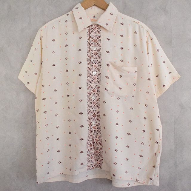 60's Smiths California Cotton/Rayon Shirt L