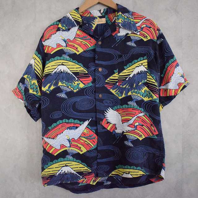 50's Tropicana HAWAII製 Rayon Hawaiian Shirt M