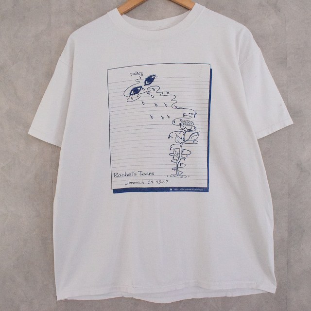 90年代 レイチェルの涙 メッセージ Tシャツ ヴィテージ古着屋feeet 通販 名古屋 大須 メンズ