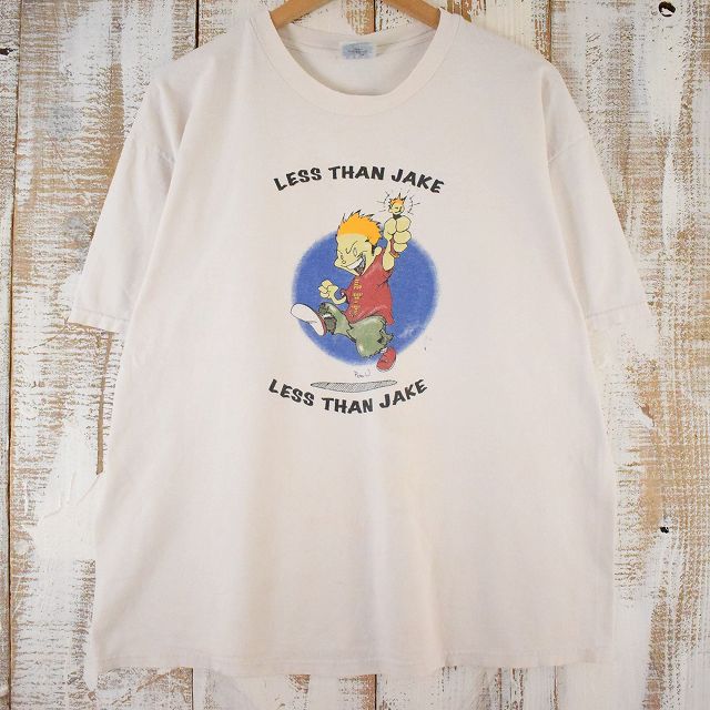 90's〜 LESS THAN JAKE スカコアバンドTシャツ XL