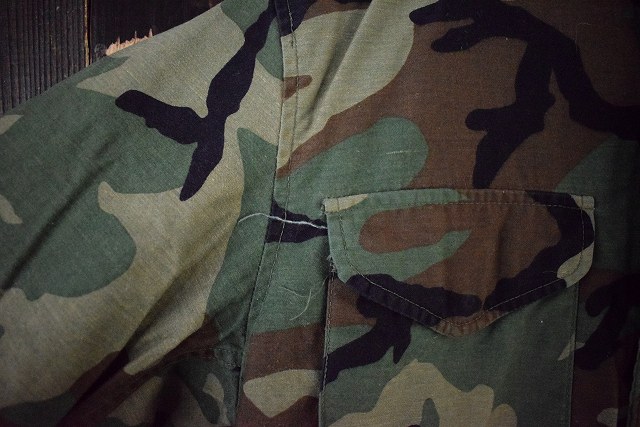 80's U.S.ARMY M-65 ウッドランドカモ フィールドジャケット 3rd S-R