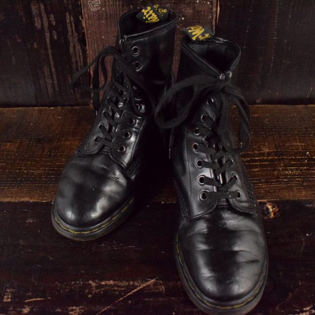 ドクターマーチン イングランド製 イギリス製 革靴 レザー ブラック 黒