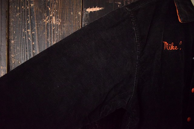 80年代 キルティング スタジャン 襟付き ブラック ｜ヴィテージ古着屋 