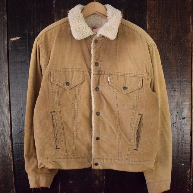 70's Levi's USA製 70608-1529 コーデュロイボアジャケット 42