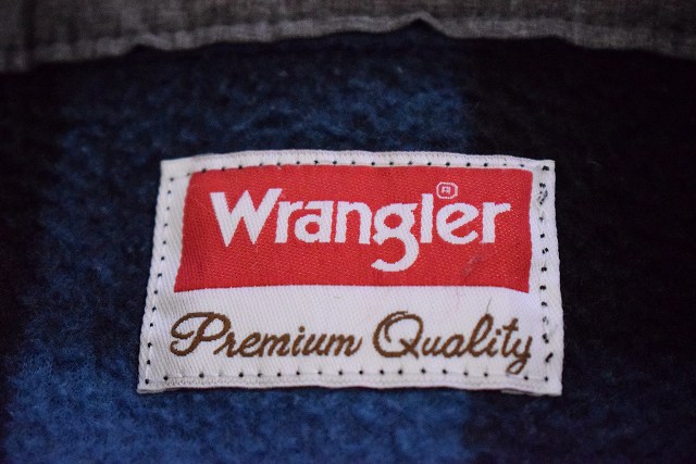 Wrangler premium quality バッファローチェックシャツ