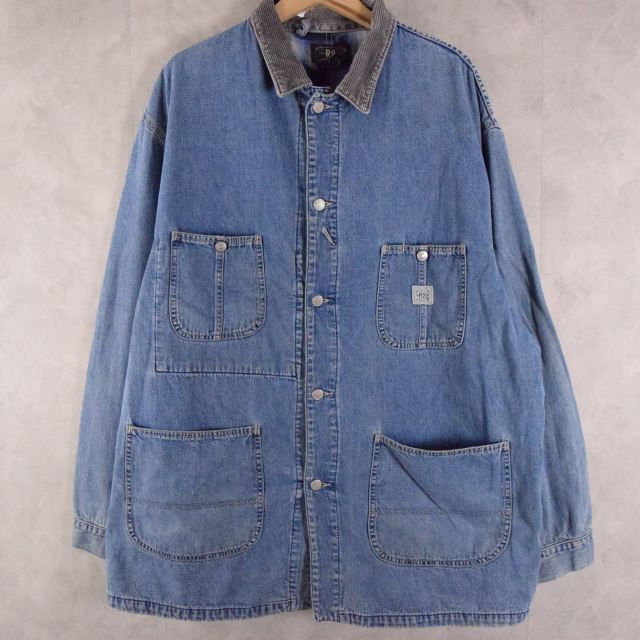 ☆希少美品☆ RRL 90's ビンテージ ヘリンボーン カバーオール USA製