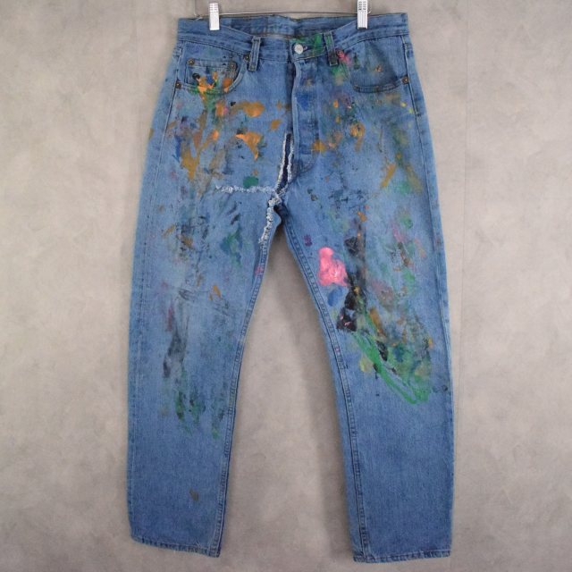 90年代 リーバイス アメリカ製 ペンキ ペイント 加工 ジーンズ ジーパン ヴィテージ古着屋feeet 通販 名古屋 大須 メンズ 90年代 リーバイス アメリカ製 ペンキ ペイント 加工 ジーンズ ジーパン ヴィテージ古着屋feeet 通販 名古屋 大須 メンズ