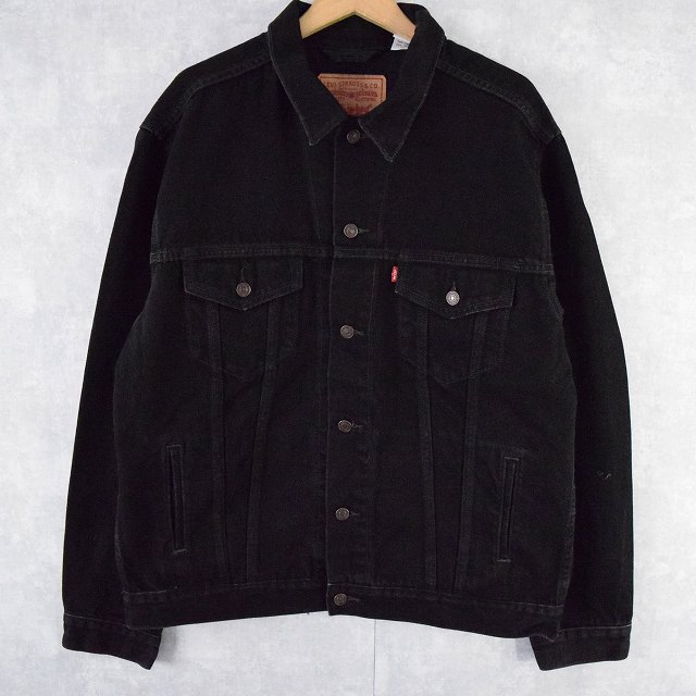 Levi's 70505 ブラックデニムジャケット XL